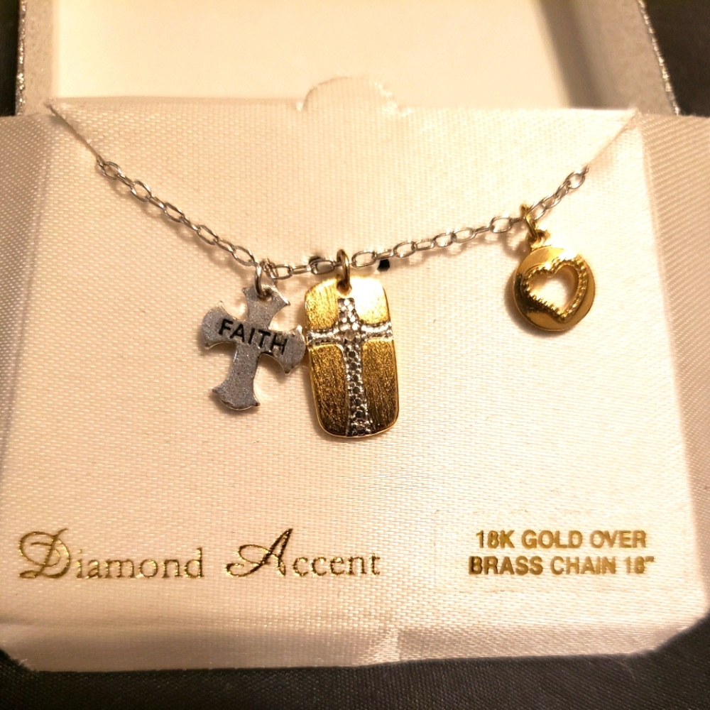 14kt gold coated necklace